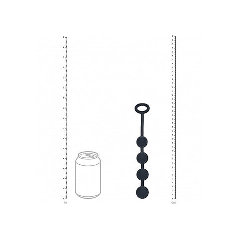Premium Round Silicone Anal Balls by Shots Toys - Anal Beads and Balls