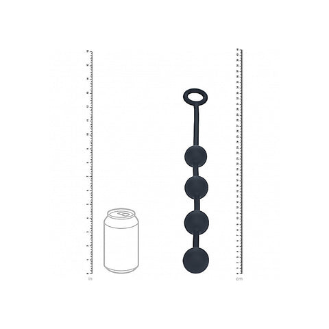 Premium Round Silicone Anal Balls by Shots Toys - Anal Beads and Balls