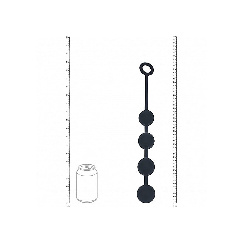 Premium Round Silicone Anal Balls by Shots Toys - Anal Beads and Balls
