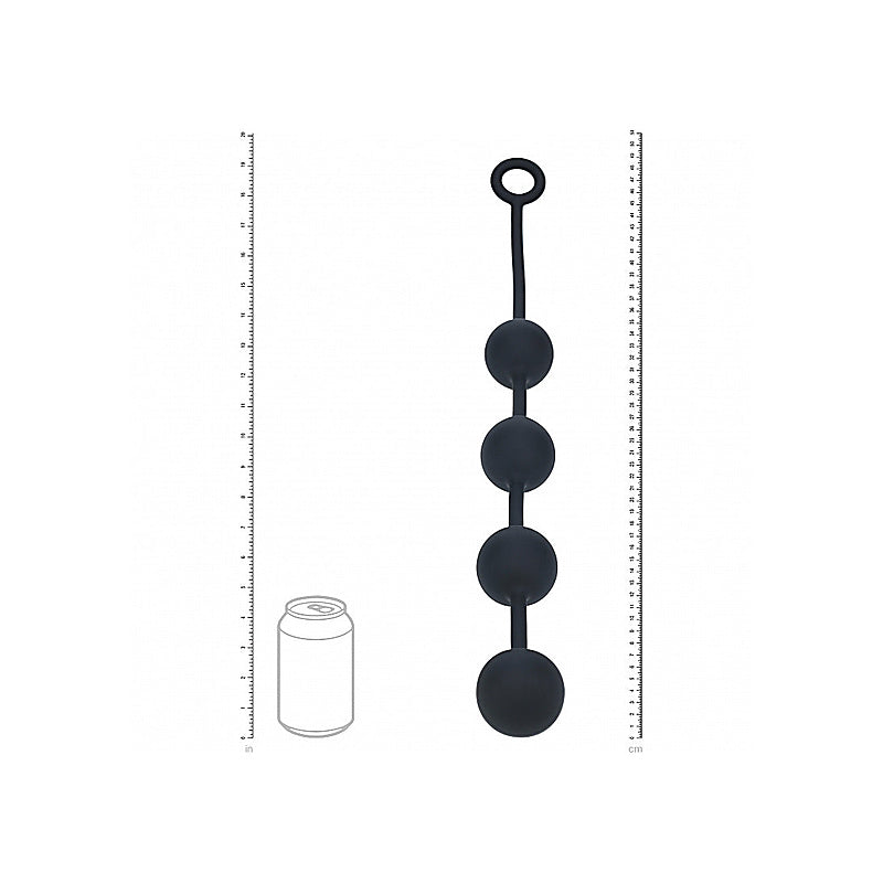 Premium Round Silicone Anal Balls by Shots Toys - Anal Beads and Balls