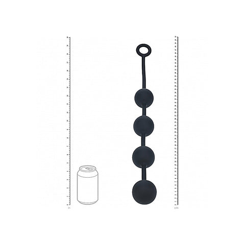 Premium Round Silicone Anal Balls by Shots Toys - Anal Beads and Balls