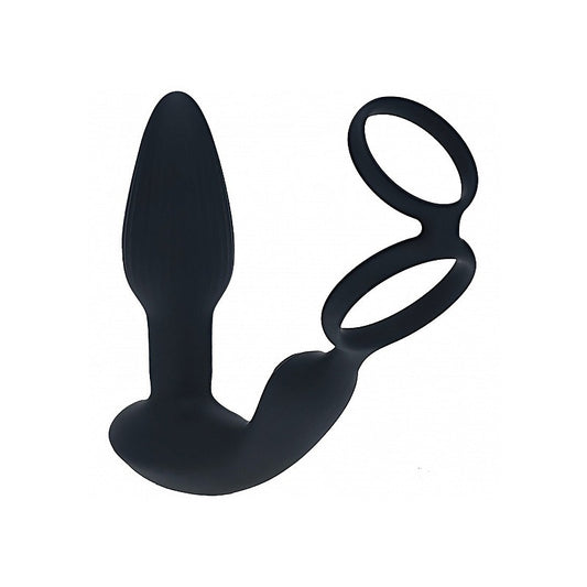 LEVELZ Dual Vibrating Prostate Stimulator with Cock Ring - Prostate Toys