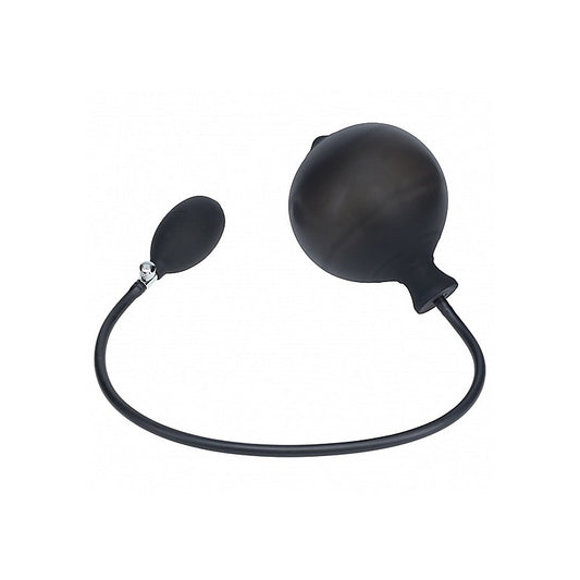 Shots LEVELZ Ribbed Silicone Inflatable Anal Plug - Butt Plugs