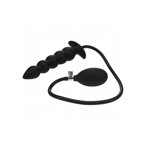 Shots LEVELZ Beaded Inflatable Silicone Anal Plug - Butt Plugs