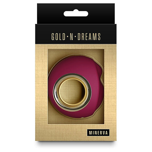 NS Novelties Gold-n-Dreams Minerva Clitoral Vibrator - Clit Ticklers and Pulsators
