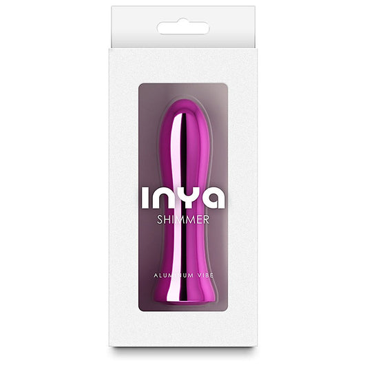 NS Novelties INYA Shimmer Metallic Bullet Vibrator - Bullet Vibrators