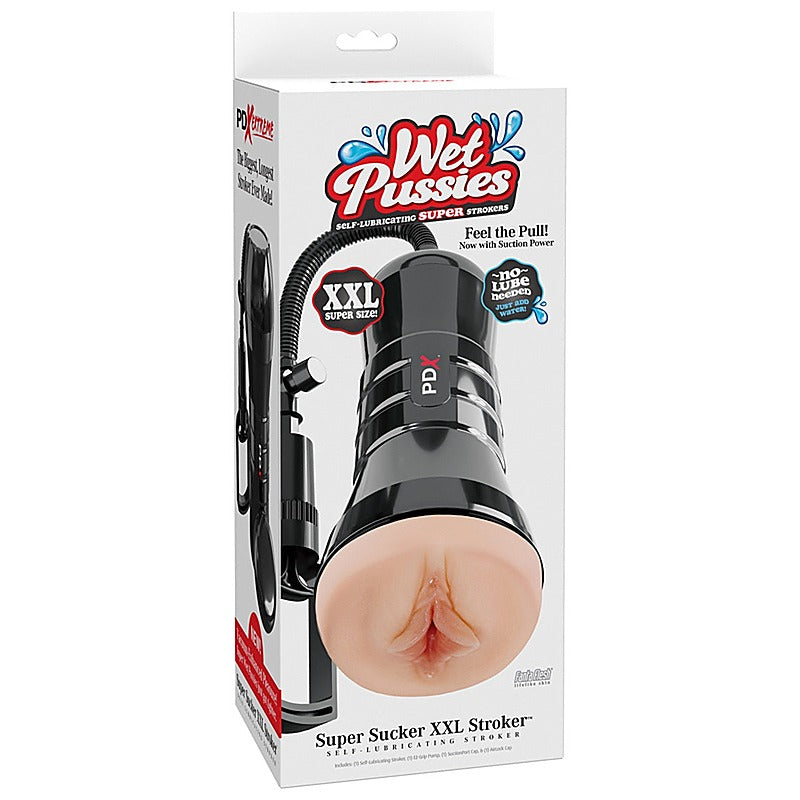 PDX Extreme Wet Pussies Super Sucker XXL - Masturbators and Strokers