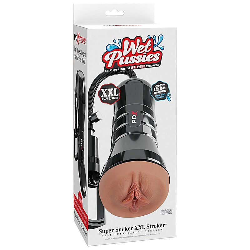 PDX Extreme Wet Pussies Super Sucker XXL - Masturbators and Strokers
