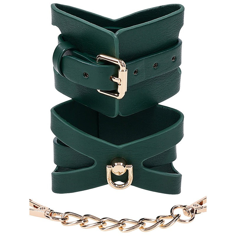 Indica Cutout Bondage Hand Cuffs by Sportsheets - Cuffs And Restraints