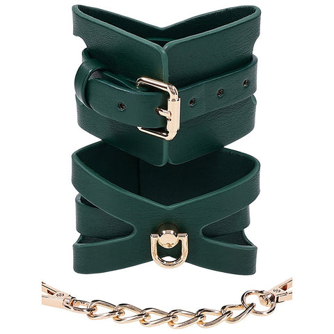 Indica Cutout Bondage Hand Cuffs by Sportsheets - Cuffs And Restraints