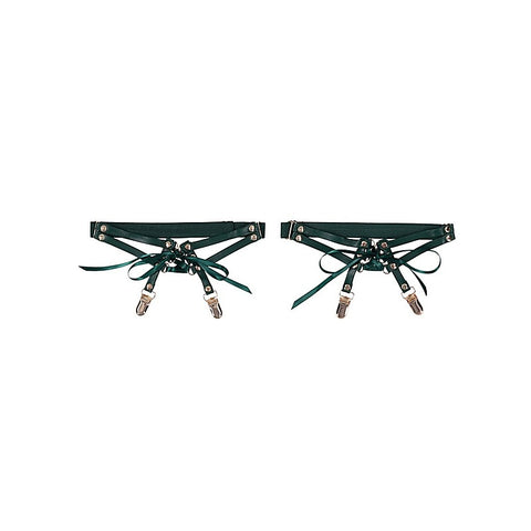 Indica Laced Up Bondage Garters by Sportsheets - Her Fetish