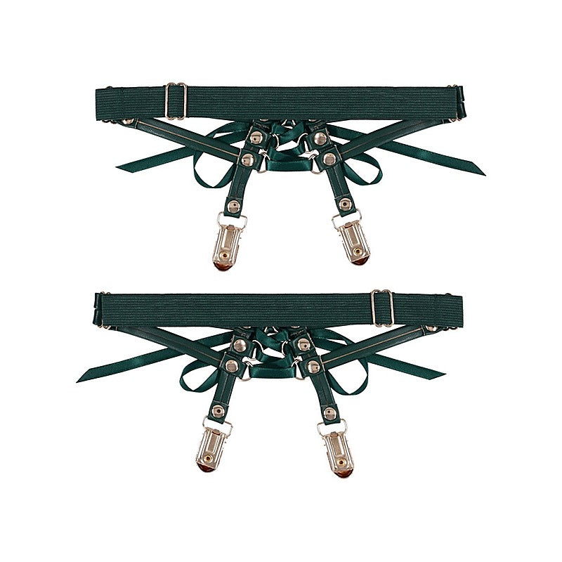 Indica Laced Up Bondage Garters by Sportsheets - Her Fetish
