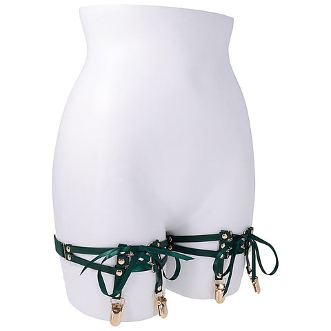 Indica Laced Up Bondage Garters by Sportsheets - Her Fetish
