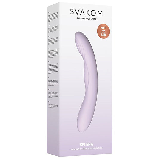 Svakom Selena App-Controlled Heating & Thrusting Vibrator - G-Spot Vibrators