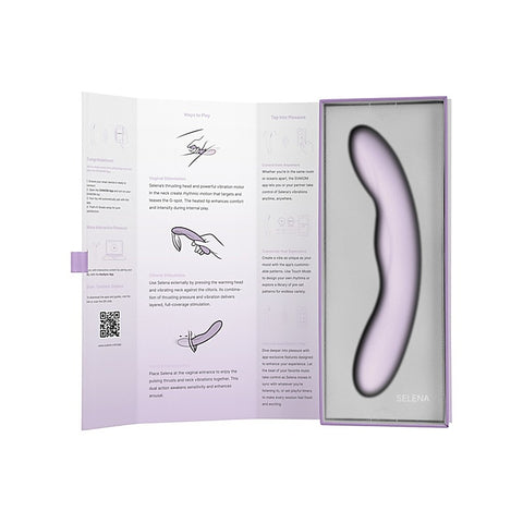Svakom Selena App-Controlled Heating & Thrusting Vibrator - G-Spot Vibrators
