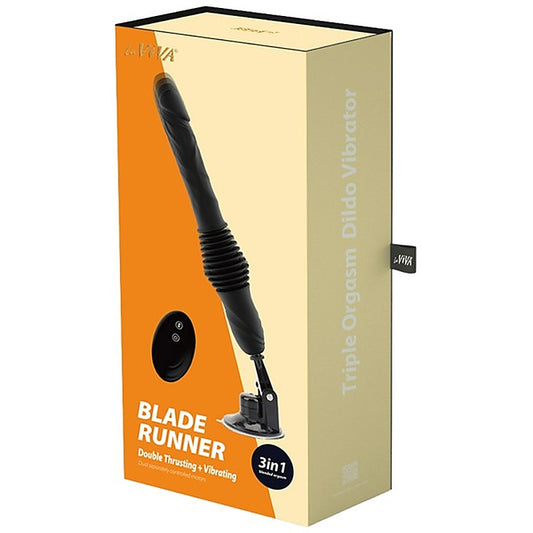 La Viva Blade Runner Double Thrusting & Vibrating Dildo - Vibrating Dildos