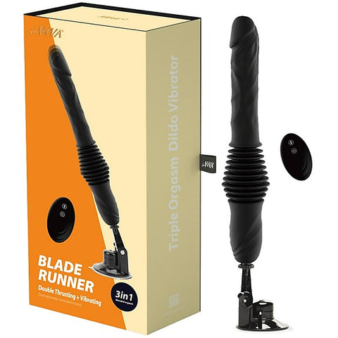 Blade Runner Double Thrusting & Vibrating Dildo by La Viva - Vibrating Dildos