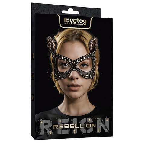 Lovetoy Adjustable PU Leather Bunny Mask - Masks And Blindfolds