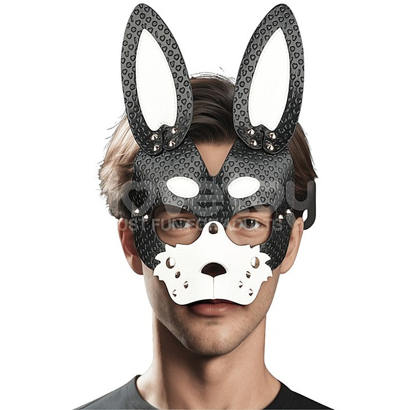 Lovetoy BDSM Play Adjustable Rebel Bunny Mask - Masks And Blindfolds