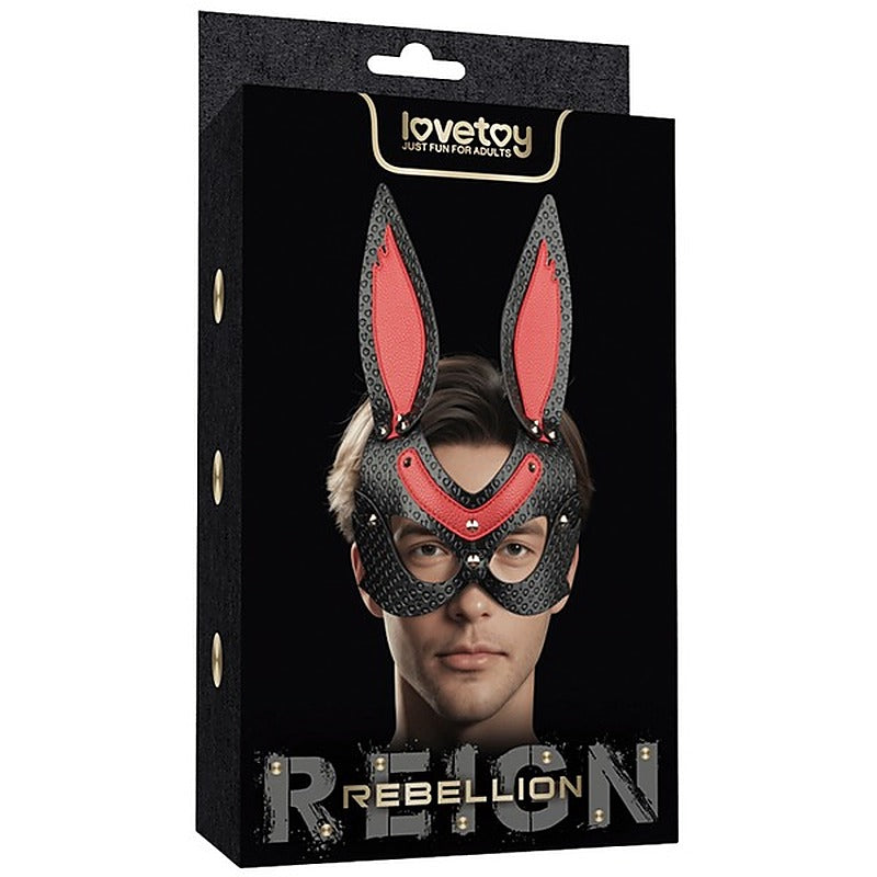 Lovetoy Rebellion Reign Mystery Bondage Bunny Mask - Masks And Blindfolds