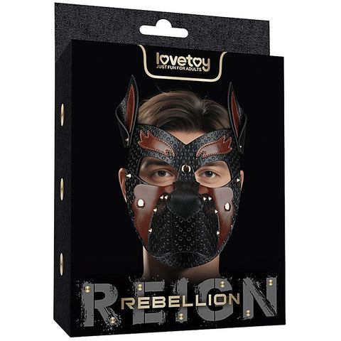 Lovetoy Rebellion Reign Howl Pup Play BDSM Mask - Masks And Blindfolds