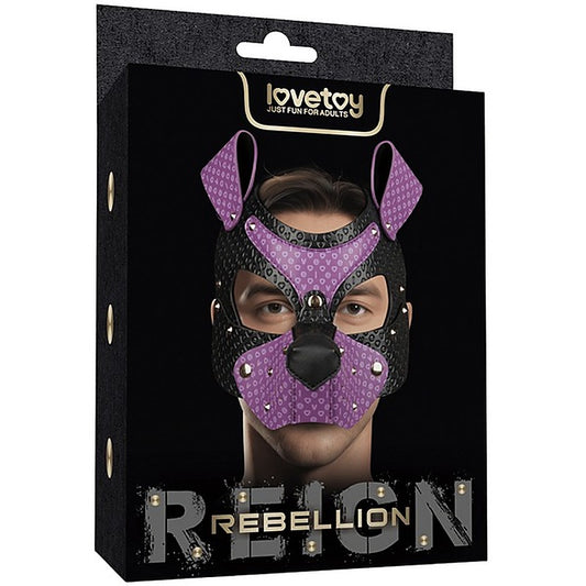 Lovetoy Wicked Pup Play Durable Bondage Mask - Masks And Blindfolds