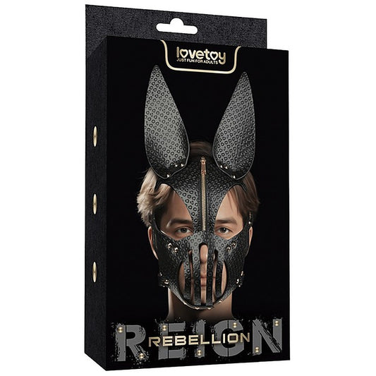 Lovetoy Dark Sculpted Bunny Ears BDSM Mask - Masks And Blindfolds