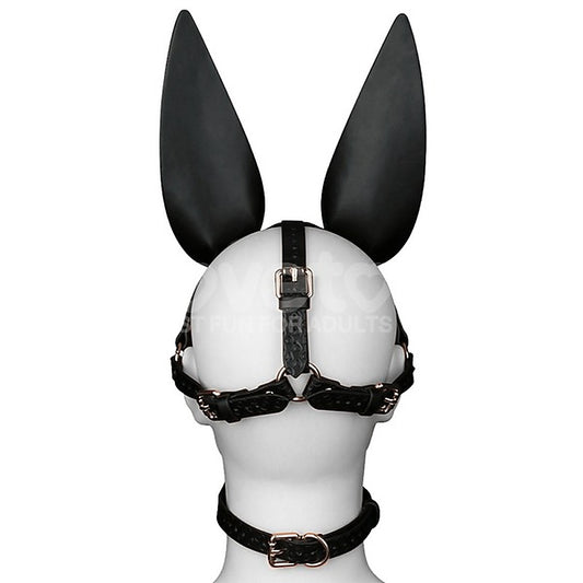 Lovetoy Dark Sculpted Bunny Ears BDSM Mask - Masks And Blindfolds