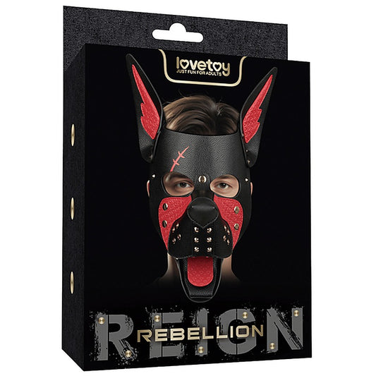 Lovetoy Scarred Alpha Pup Fetish Play Mask - Masks And Blindfolds
