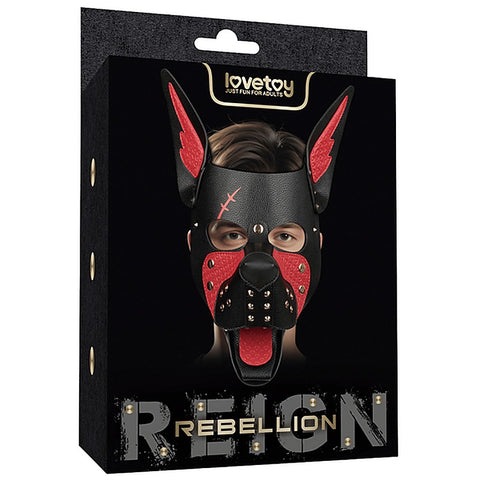 Lovetoy Scarred Alpha Pup Fetish Play Mask - Masks And Blindfolds