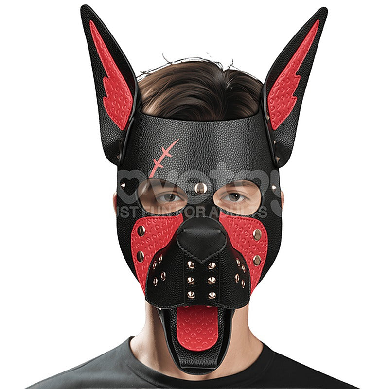 Lovetoy Scarred Alpha Pup Fetish Play Mask - Masks And Blindfolds