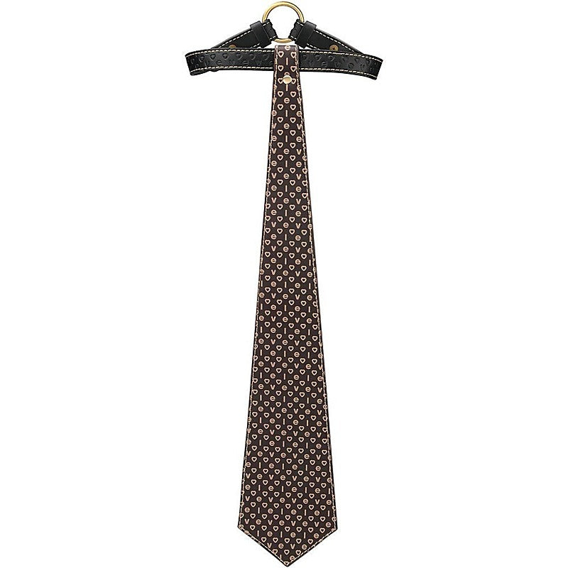 Bondage Tie Collar With Adjustable Strap by Lovetoy - Collars and Leads