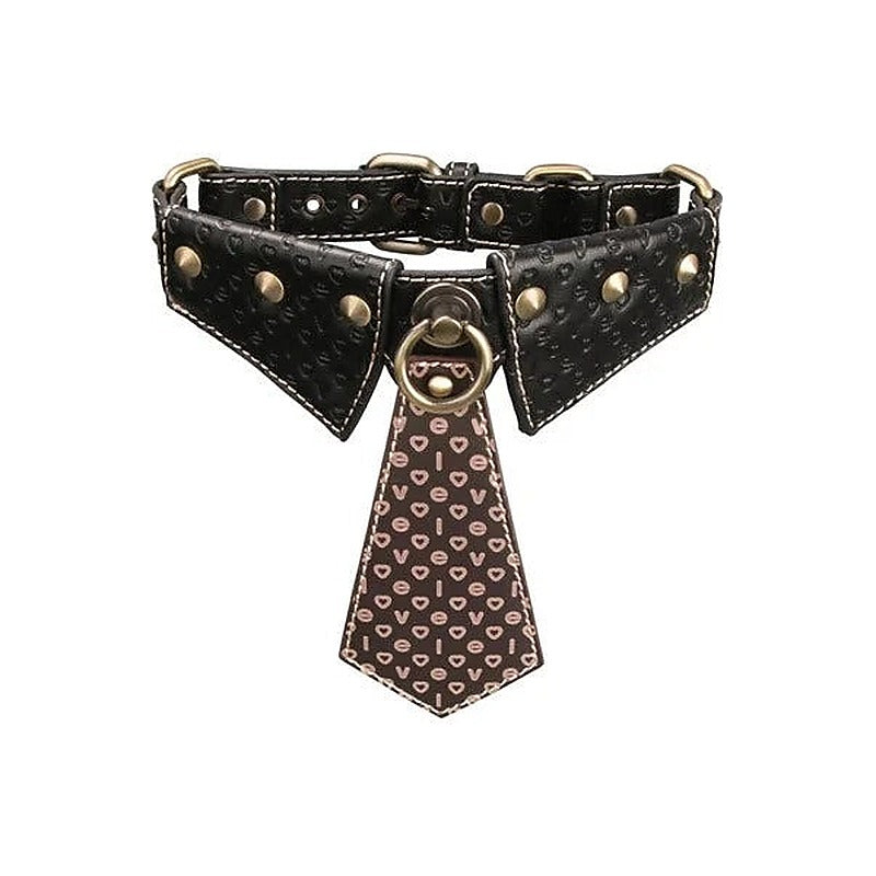 Rebellion Reign Bondage Collar and Leash by Lovetoy - Collars and Leads