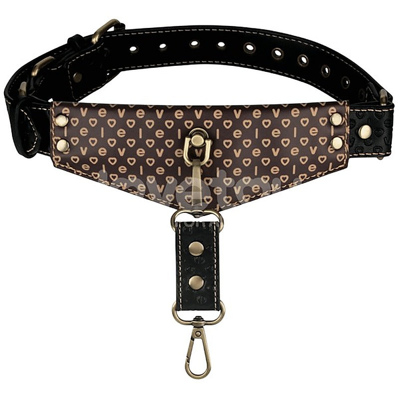 PU Leather BDSM Thigh Cuffs Set by Lovetoy - Cuffs And Restraints