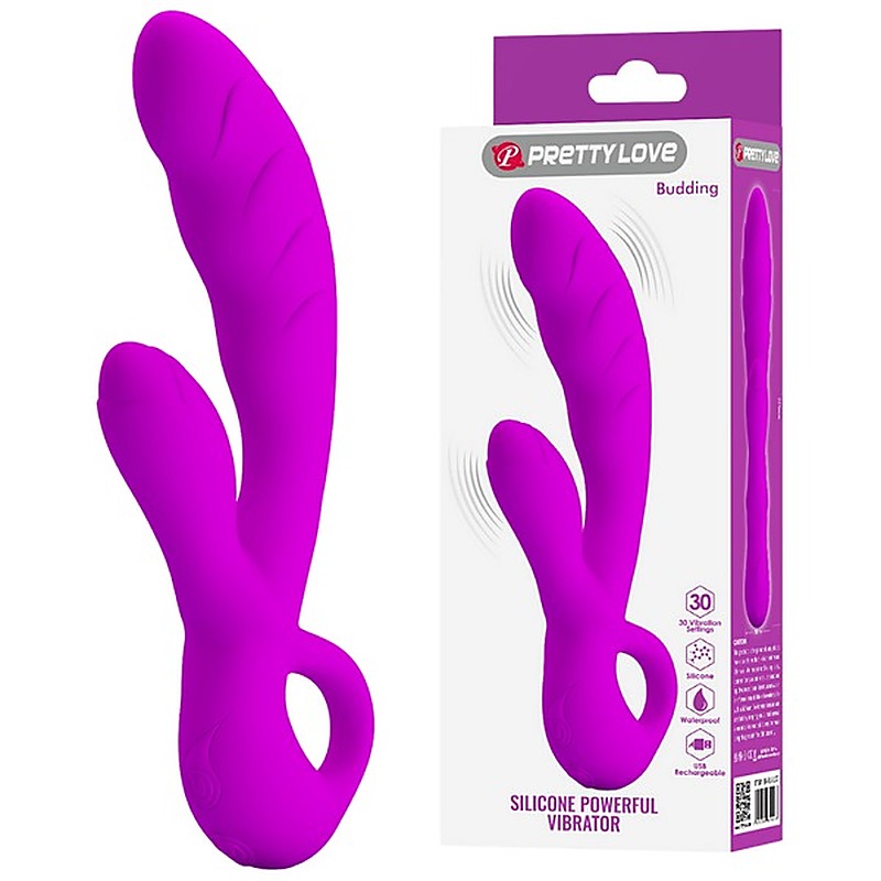Pretty Love Budding Silicone Powerful Rabbit Vibrator - Rabbit Vibrators