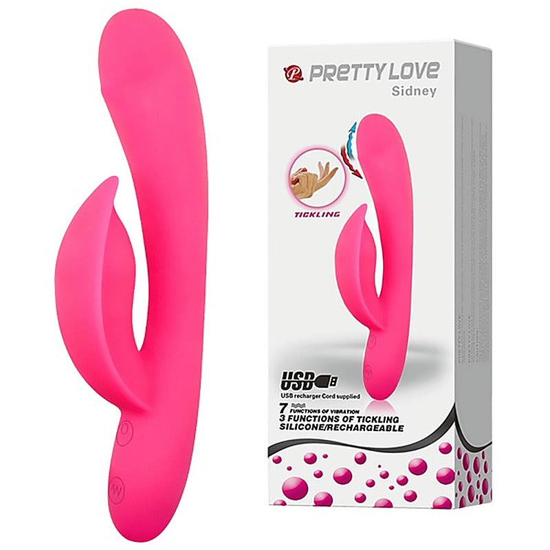 Pretty Love Sidney Silicone Rechargeable Rabbit Vibrator - Rabbit Vibrators