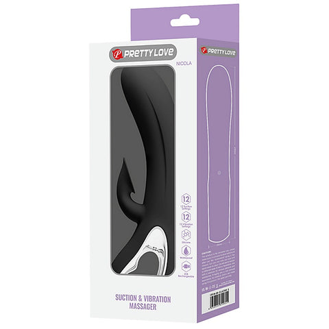 Pretty Love Nicola Rechargeable Silicone Rabbit Vibe - Rabbit Vibrators