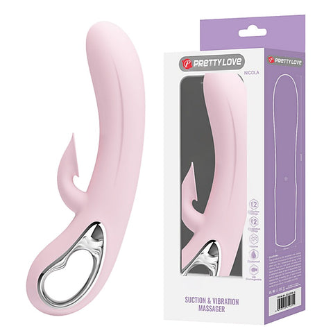 Pretty Love Nicola Rechargeable Silicone Rabbit Vibe - Rabbit Vibrators