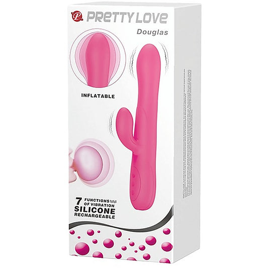 Pretty Love Dennis Rechargeable Inflatable Rabbit Vibe - Rabbit Vibrators