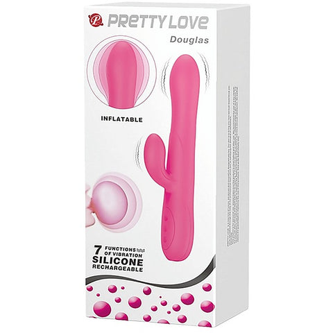 Pretty Love Dennis Rechargeable Inflatable Rabbit Vibe - Rabbit Vibrators