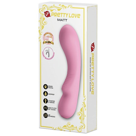 Pretty Love Matt 12 Functions Rechargeable G Spot Vibrator - G-Spot Vibrators