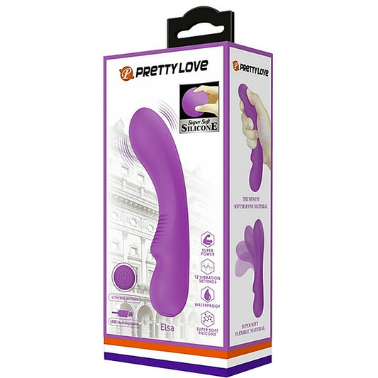 Pretty Love Elsa Rechargeable Silicone Massager - G-Spot Vibrators