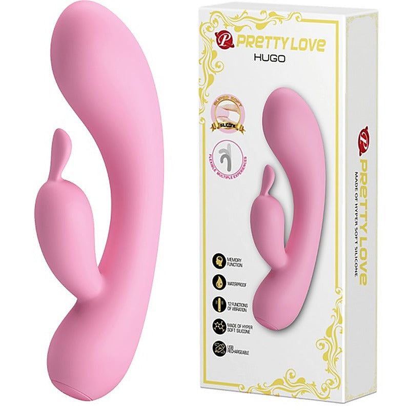 Pretty Love Hugo Rabbit Ear G Spot Vibrator - Rabbit Vibrators
