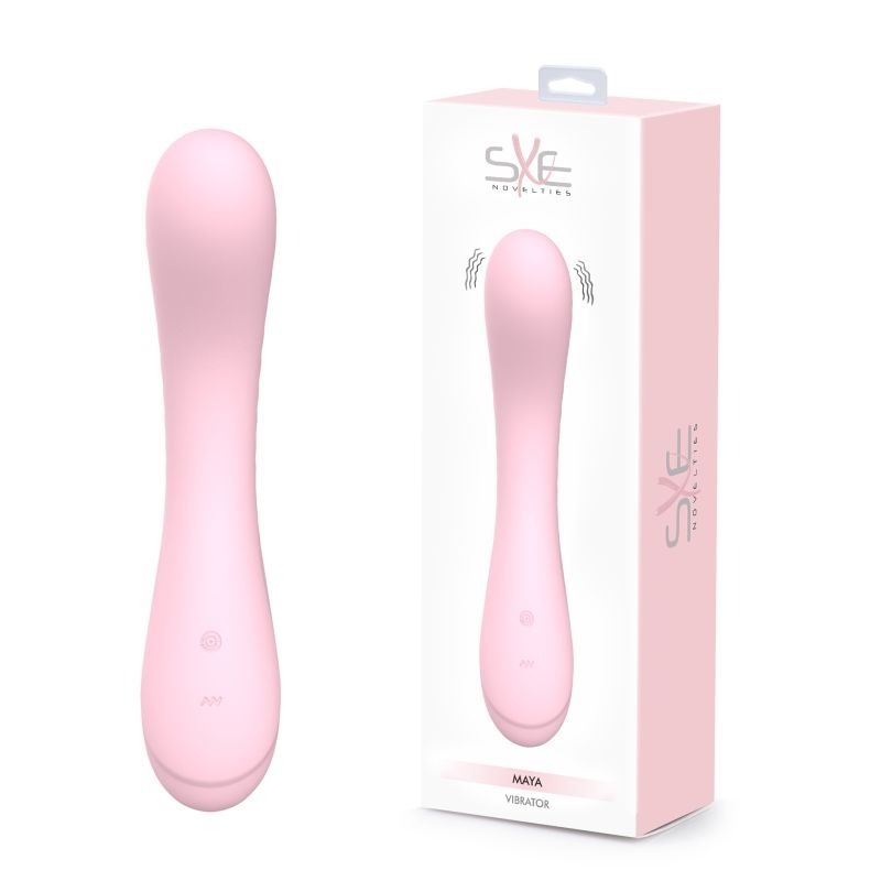Maya Curve Silicone Vibrator by SXE Novelties - G-Spot Vibrators