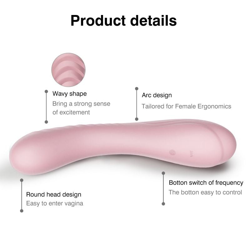 Maya Curve Silicone Vibrator by SXE Novelties - G-Spot Vibrators