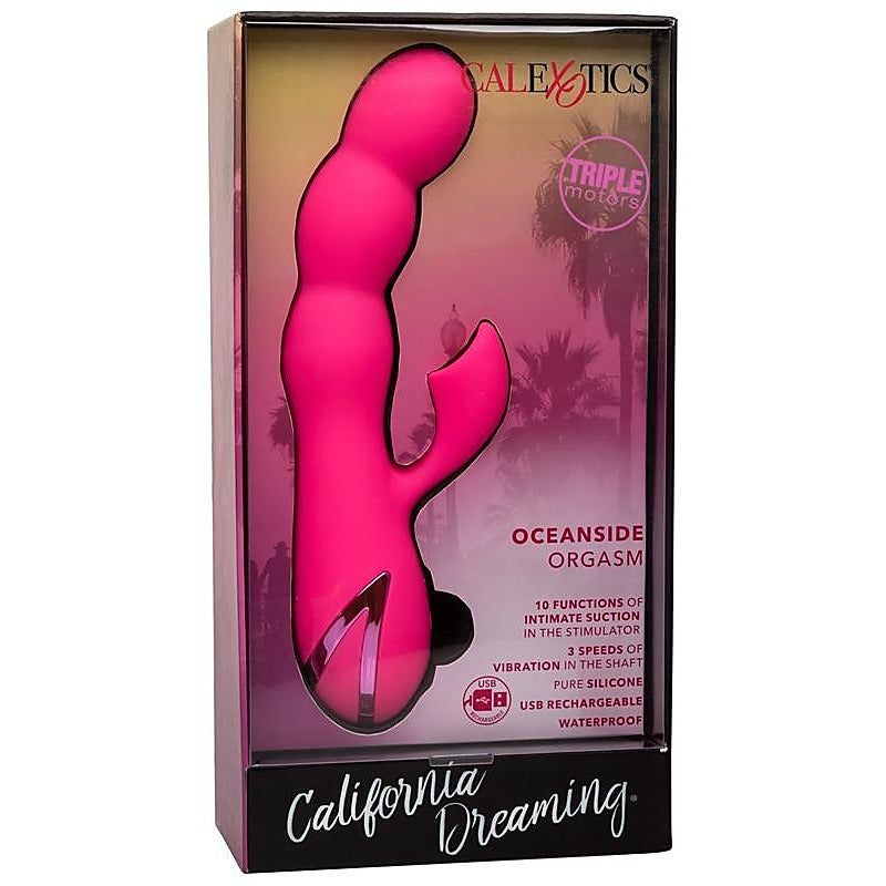 California Dreaming Oceanside Silicone Rabbit Vibrator - Rabbit Vibrators