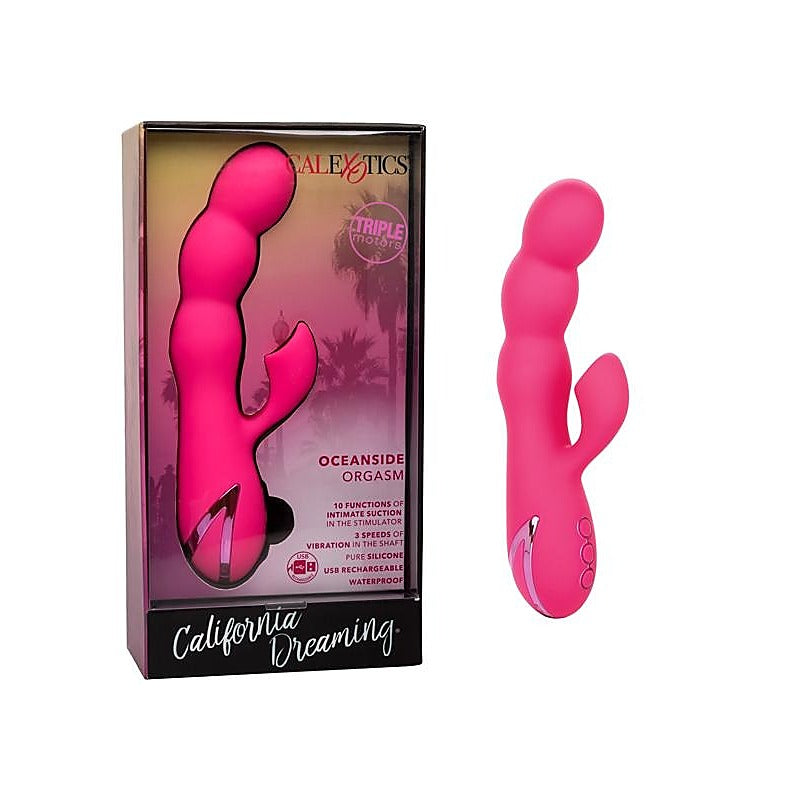 California Dreaming Oceanside Silicone Rabbit Vibrator - Rabbit Vibrators