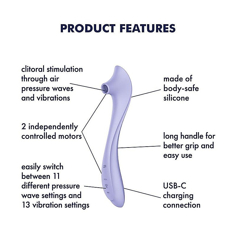 Easy Lover Air Pulse Clitoral Stimulator by Satisfyer - Clit Ticklers and Pulsators