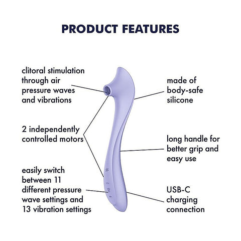 Easy Lover Air Pulse Clitoral Stimulator by Satisfyer - Clit Ticklers and Pulsators