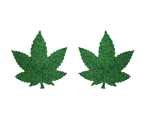 Love In Leather Maple Leaf Womens Nipple Pasties - Breast and Nipple Toys